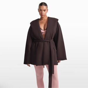 Nike Skims Woven Nylon Wrap Coat NWOT MEDIUM